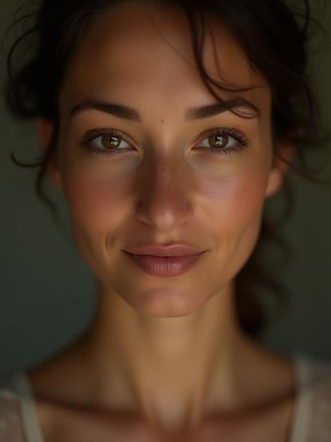 Retrato artístico com luz natural